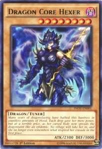 Dragon Core Hexer INOV-EN001 card from Invasion: Vengeance
