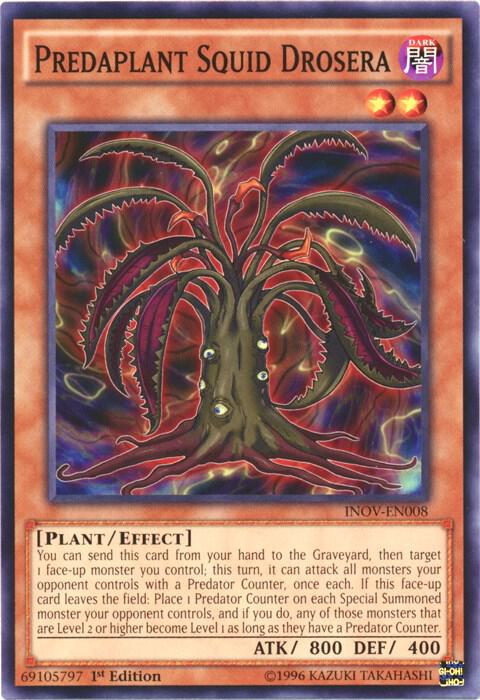 Predaplant Squid Drosera INOV-EN008 card from Invasion: Vengeance