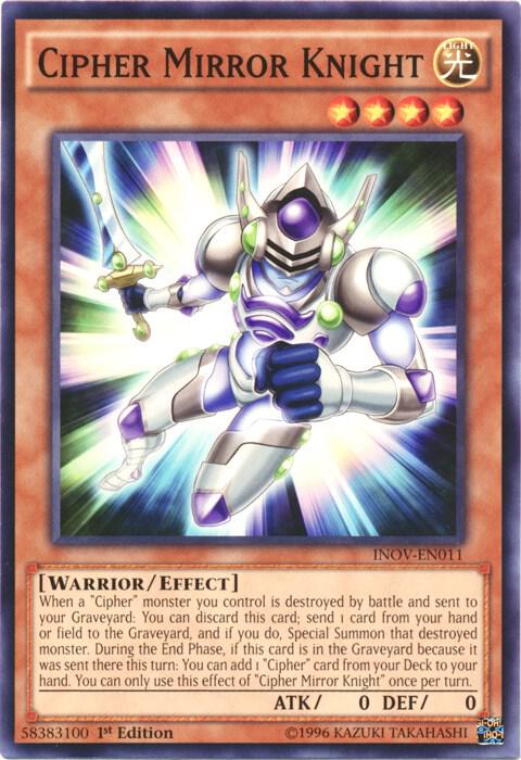Cipher Mirror Knight INOV-EN011 card from Invasion: Vengeance