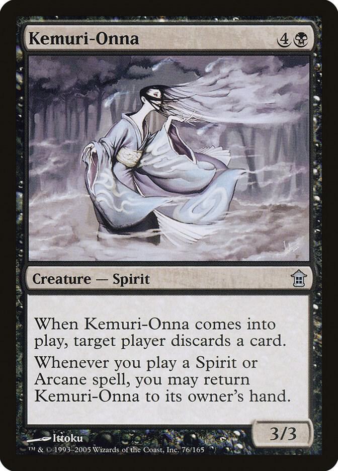 Kemuri-Onna 76 card from Saviors of Kamigawa