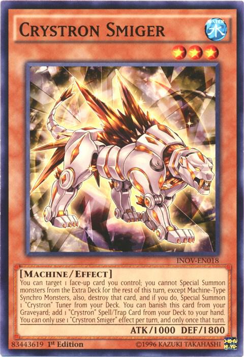 Crystron Smiger INOV-EN018 card from Invasion: Vengeance
