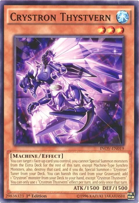 Crystron Thystvern INOV-EN019 card from Invasion: Vengeance
