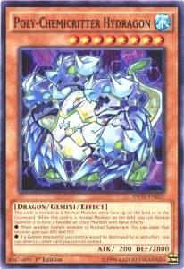 Poly-Chemicritter Hydragon INOV-EN027 card from Invasion: Vengeance
