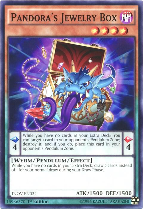 Pandora's Jewelry Box INOV-EN034 card from Invasion: Vengeance
