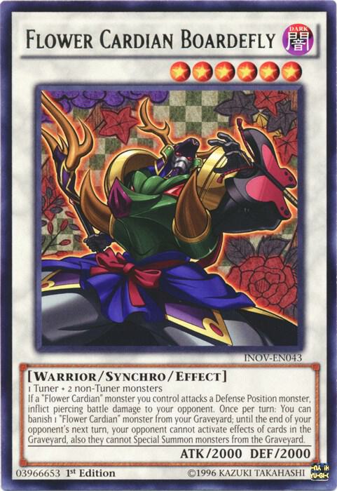 Flower Cardian Boardefly INOV-EN043 card from Invasion: Vengeance