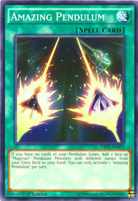 Amazing Pendulum INOV-EN053 card from Invasion: Vengeance