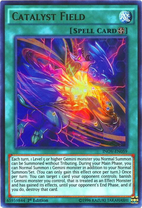 Catalyst Field INOV-EN059 card from Invasion: Vengeance