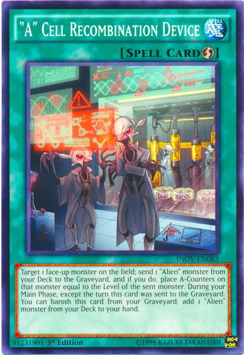 "A" Cell Recombination Device INOV-EN063 card from Invasion: Vengeance