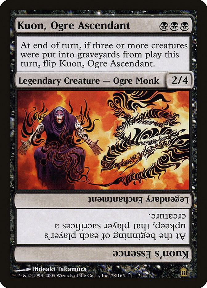 Kuon, Ogre Ascendant 78 card from Saviors of Kamigawa