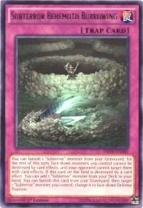 Subterror Behemoth Burrowing INOV-EN085 card from Invasion: Vengeance