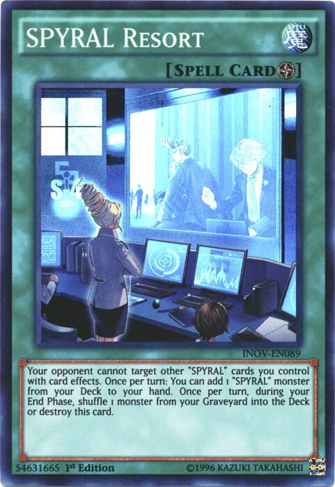 SPYRAL Resort INOV-EN089 card from Invasion: Vengeance