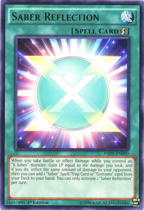 Saber Reflection INOV-EN090 card from Invasion: Vengeance