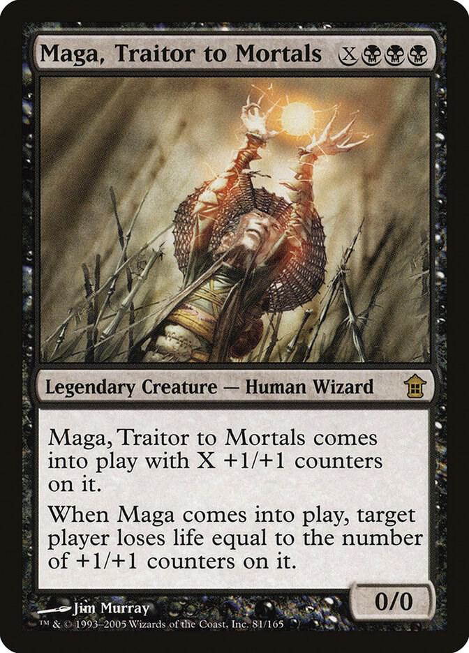 Maga, Traitor to Mortals 81 card from Saviors of Kamigawa