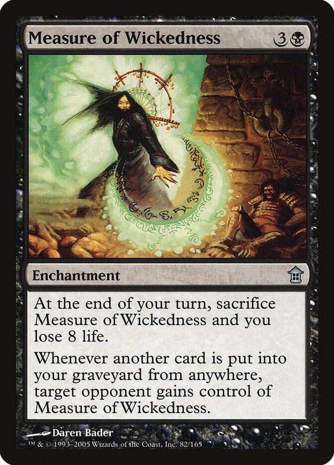 Measure of Wickedness 82 card from Saviors of Kamigawa
