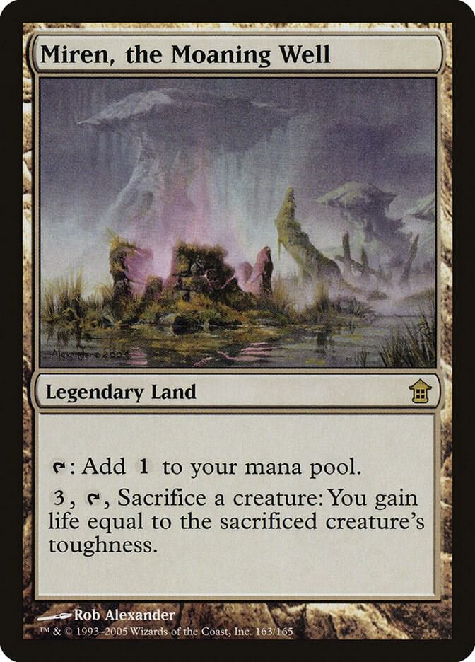 Miren, the Moaning Well 163 card from Saviors of Kamigawa