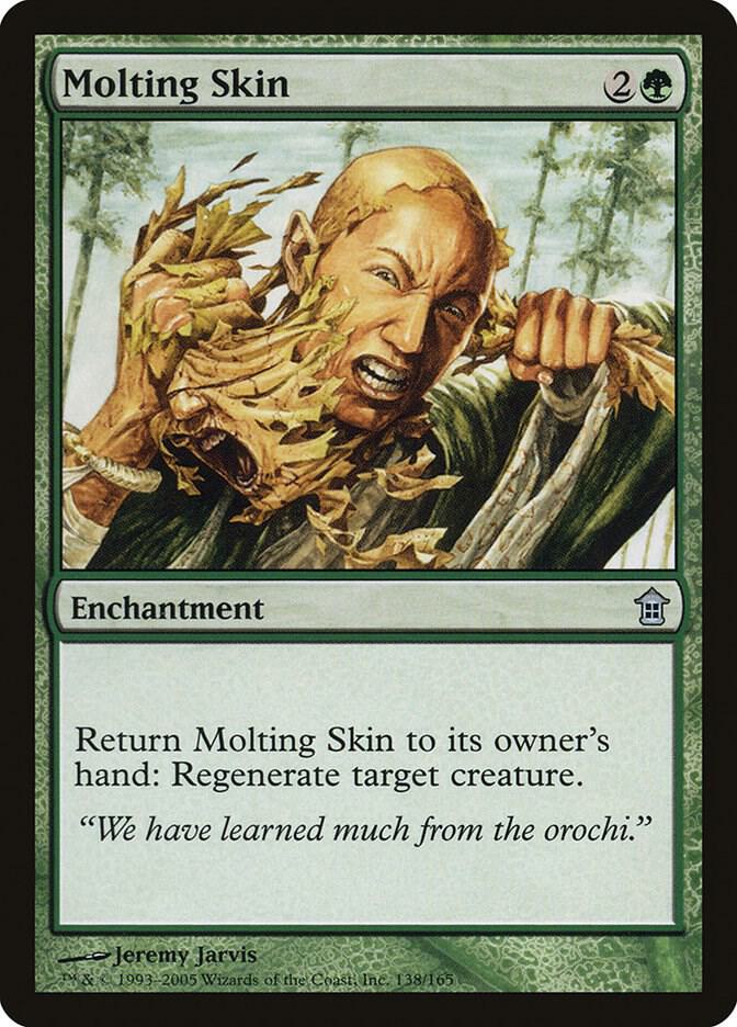 Molting Skin 138 card from Saviors of Kamigawa