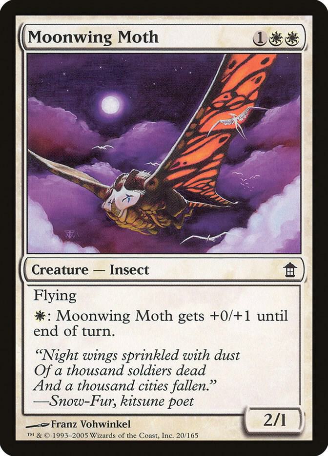 Moonwing Moth 20 card from Saviors of Kamigawa