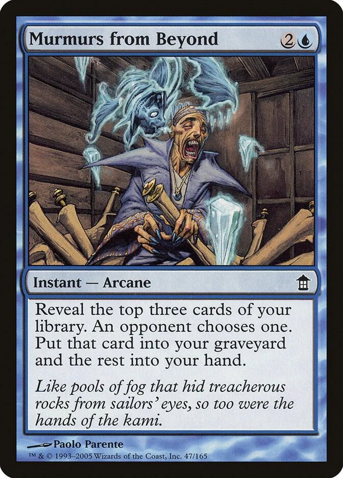 Murmurs from Beyond 47 card from Saviors of Kamigawa