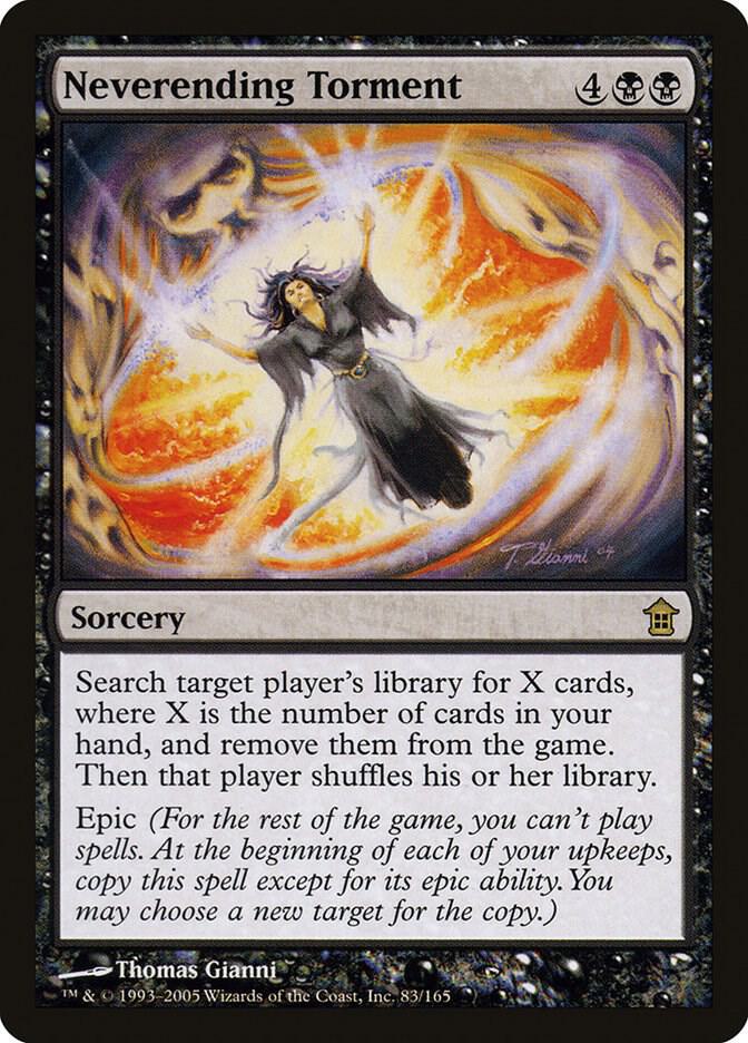 Neverending Torment 83 card from Saviors of Kamigawa