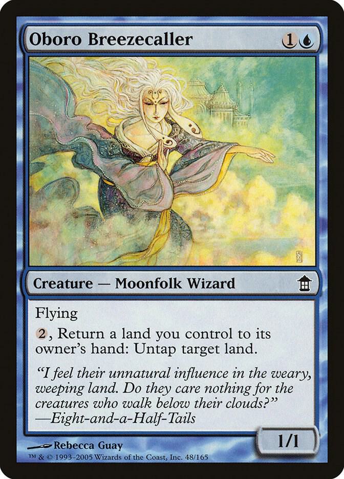 Oboro Breezecaller 48 card from Saviors of Kamigawa