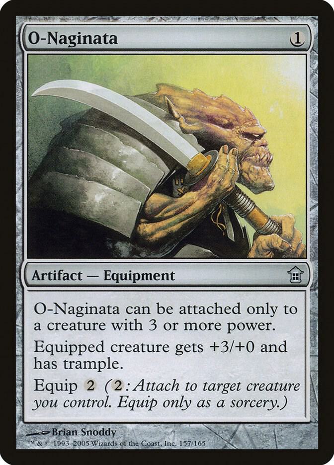 O-Naginata 157 card from Saviors of Kamigawa