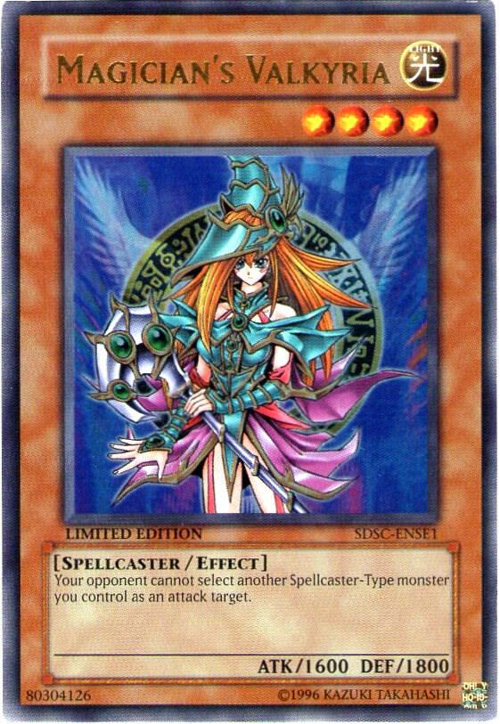 Magician's Valkyria SDSC-ENSE1 card from Structure Deck: Spellcaster's Command