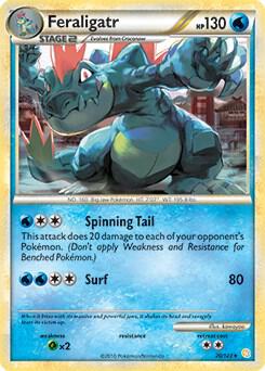 Feraligatr - 20/123 (Cosmos Holo) 020/123 card from Deck Exclusives