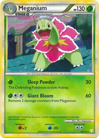 Meganium - 26/123 (Cosmos Holo) 026/123 card from Deck Exclusives