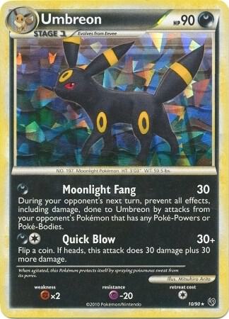 Umbreon - 10/90 (Cracked Ice Holo) 010/090 card from Deck Exclusives