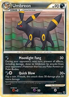 Umbreon - 10/90 010/090 card from Deck Exclusives
