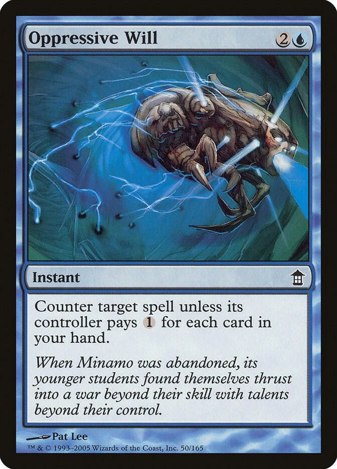 Oppressive Will 50 card from Saviors of Kamigawa