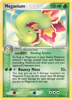 Meganium - 9/115 (EX Unseen Forces) 009/115 card from Deck Exclusives