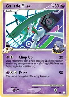 Gallade E4 - 20/111 (DPPt Rising Rivals) 020/111 card from Deck Exclusives
