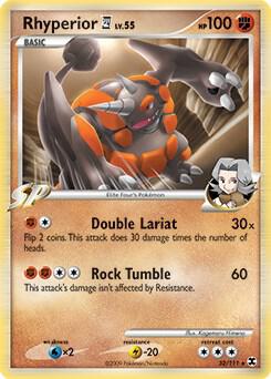 Rhyperior E4 - 32/111 (DPPt Rising Rivals) 032/111 card from Deck Exclusives