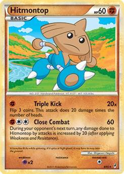 Hitmontop - 8/95 (Call of Legends) 008/095 card from Deck Exclusives