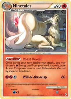 Ninetales - 17/95 (Call of Legends) 017/095 card from Deck Exclusives