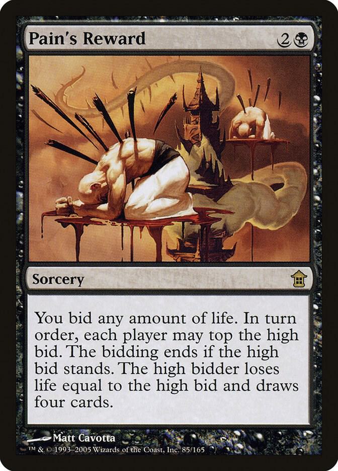 Pain's Reward 85 card from Saviors of Kamigawa