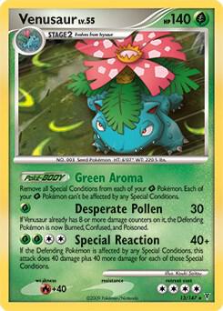 Venusaur (DPPt Supreme Victors) 013/147 card from Deck Exclusives