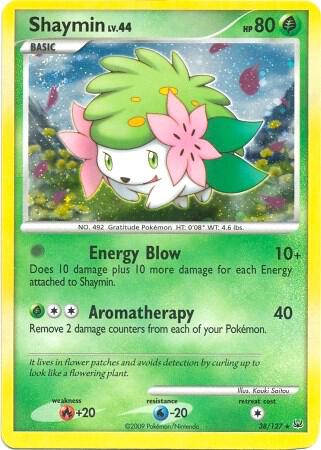 Shaymin - 38/127 (DPPt Platinum) 038/127 card from Deck Exclusives