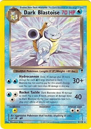 Dark Blastoise - 4/110 (WotC Legendary Collection) 004/110 card from Deck Exclusives
