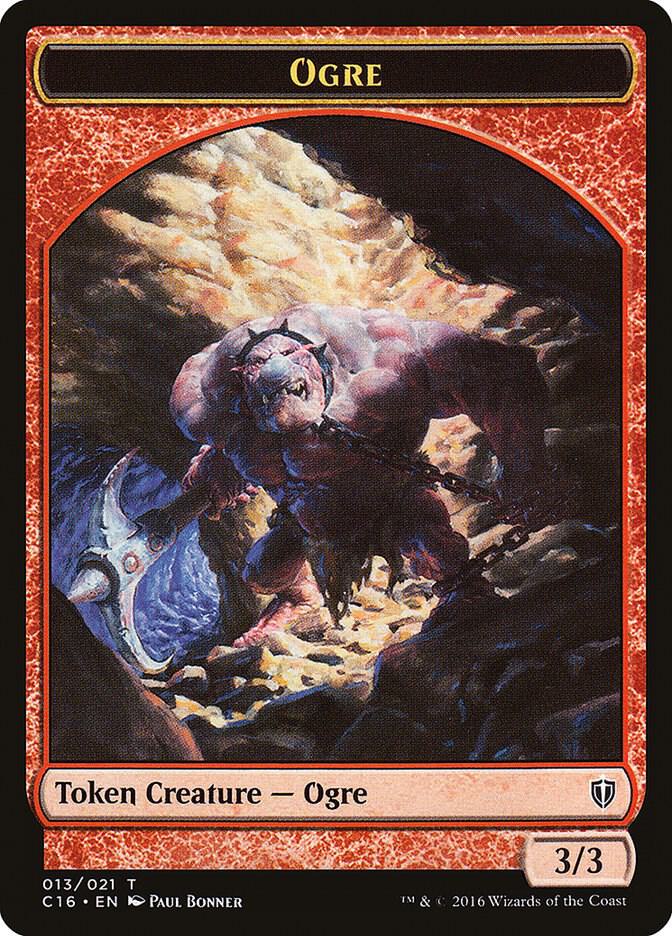Ogre // Bird Double-Sided Token 13 // 7 card from Commander 2016
