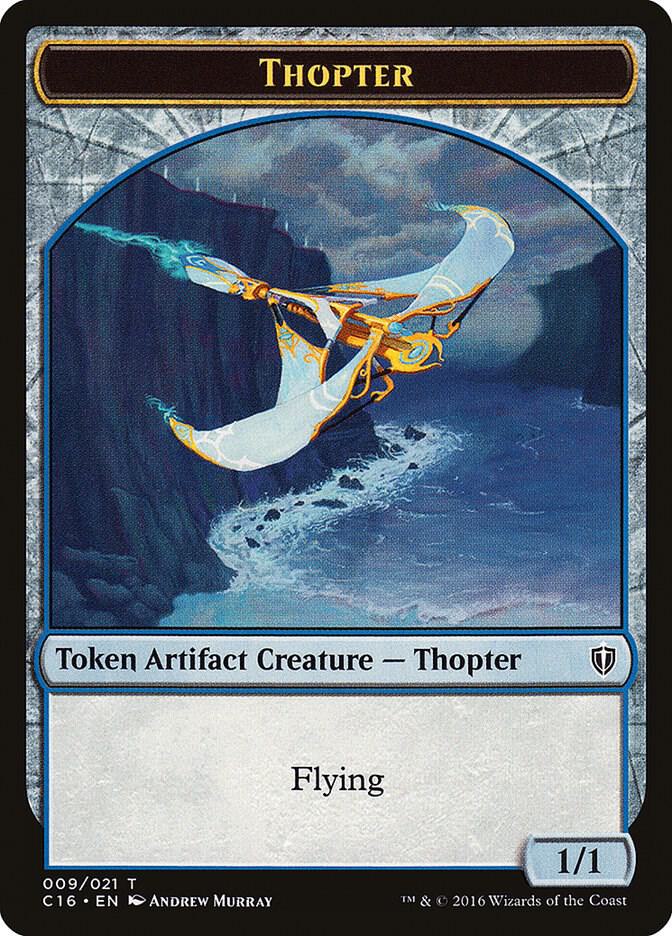 Thopter // Germ Double-Sided Token 9 // 10 card from Commander 2016