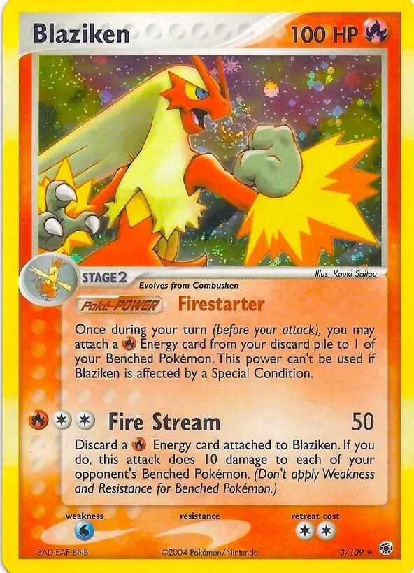 Blaziken (Holo) 3 card from EX Battle Stadium