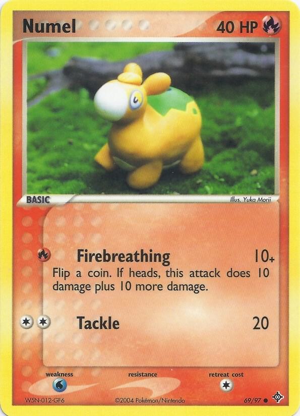 Numel 69 card from EX Battle Stadium