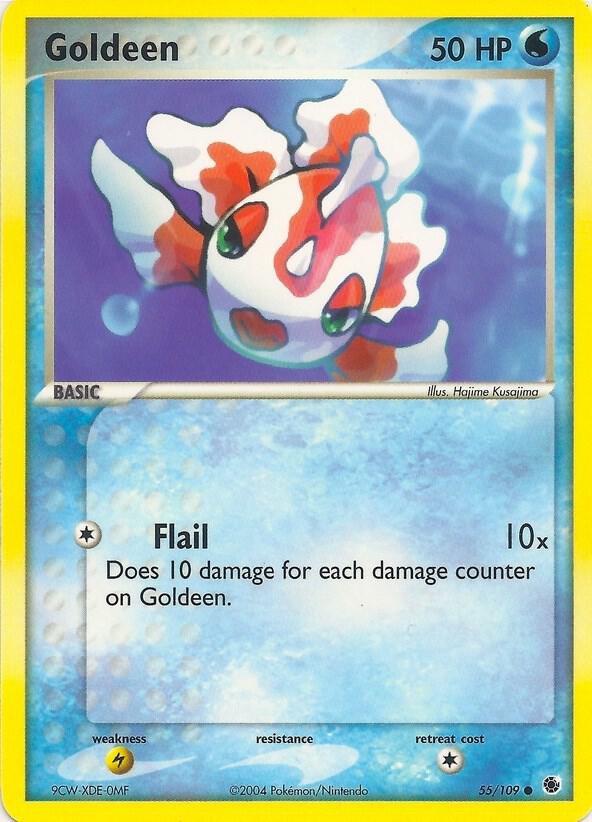 Goldeen 55 card from EX Battle Stadium