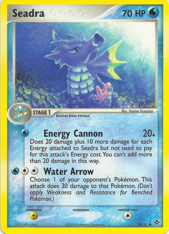 Seadra 39 card from EX Battle Stadium