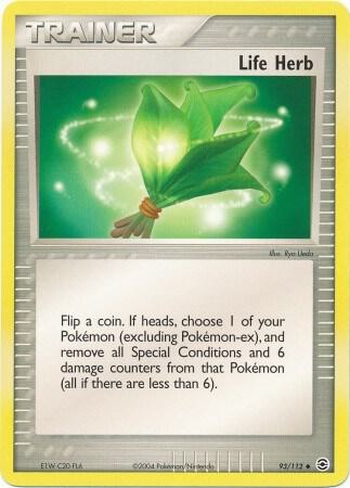 Life Herb 93 card from EX Battle Stadium