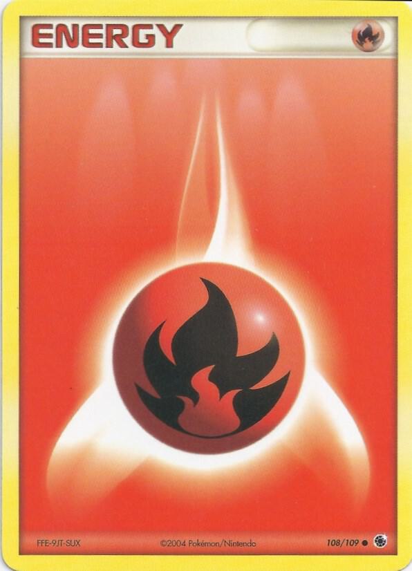 Fire Energy 108 card from EX Battle Stadium