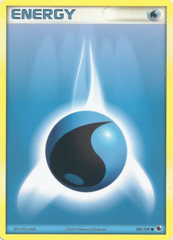 Water Energy 106 card from EX Battle Stadium