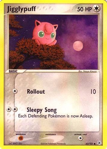 Jigglypuff 63 card from EX Battle Stadium